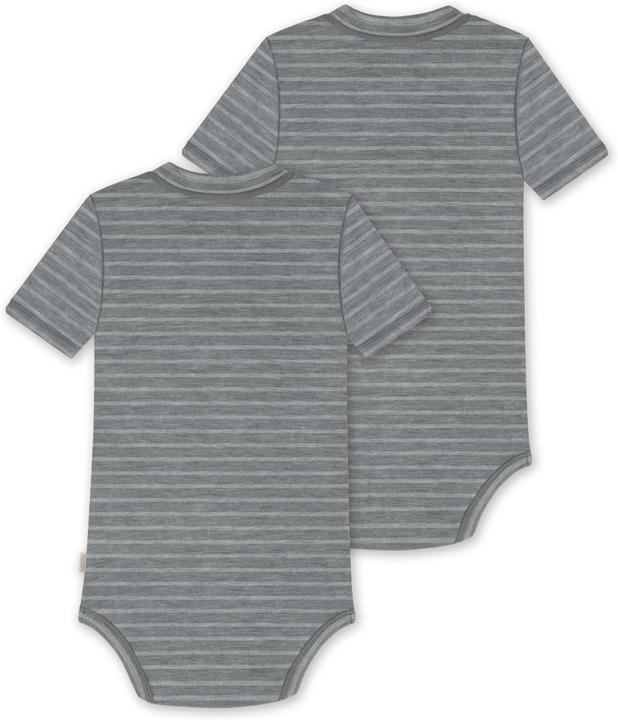 Image du produit Normani Lot de 2 bodies manches courtes bébé mérinos "Tihoi" - 9313 (92)