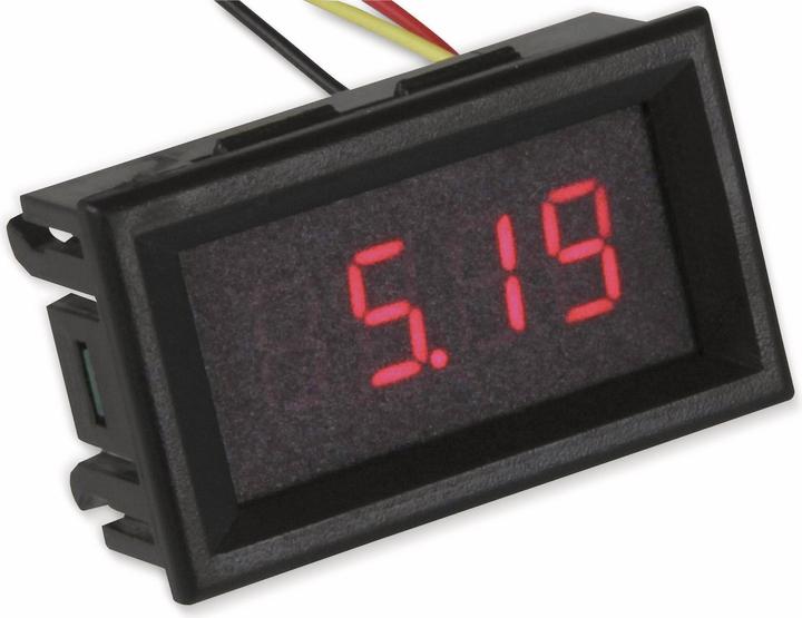 Joy-it Digitales Einbaumessgerät VM433 Digitales Voltmeter 4 Digit