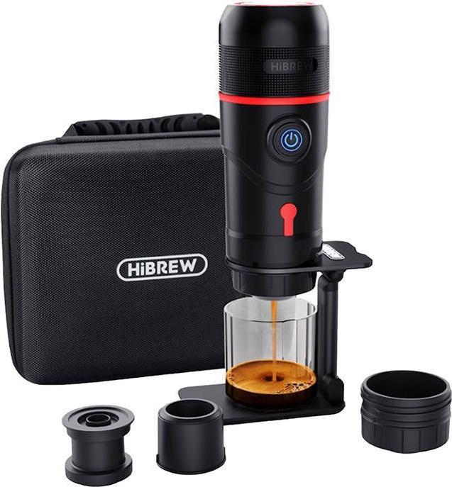 Actual product image HiBREW Portable coffee maker 3-in-1 with case H4-premium 80W (0.06 l)