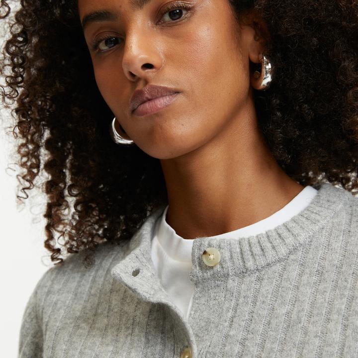 Image du produit La Redoute Collections Cardigan en maille côtelée (XL)