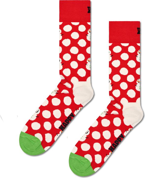 Actual product image Happy Socks Big Dot Snowman (Single pack, 36 - 40)