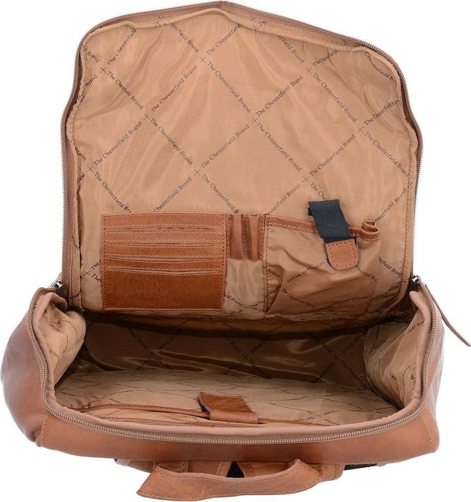 Productafbeelding Chesterfield Rijk Leren Laptop Rugtas - 15.4 inch - Cognac (19 l)