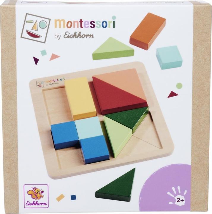 Produktbild Eichhorn EH Montessori Formen Puzzzle (12 Teile)