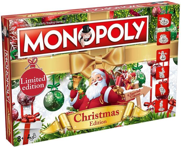 Actual product image Winning Moves Monopoly Christmas Edition (English)