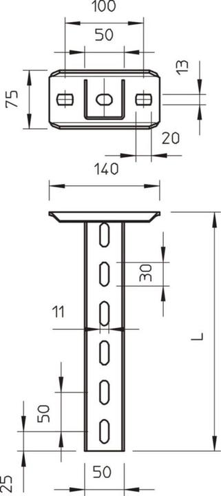 Immagine prodotto OBO Bettermann US 5 K 30 FT maniglia sospesa ** con piastra saldata 6341535