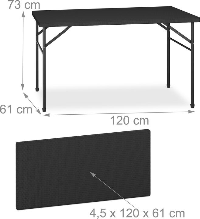 Produktbild Relaxdays Bierzeltgarnitur (120 cm)