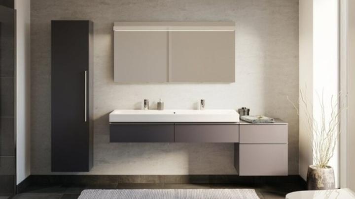 Produktbild Geberit Doppelwaschtisch iCon 120 cm wei 124020000 (485 mm, 1200 mm)