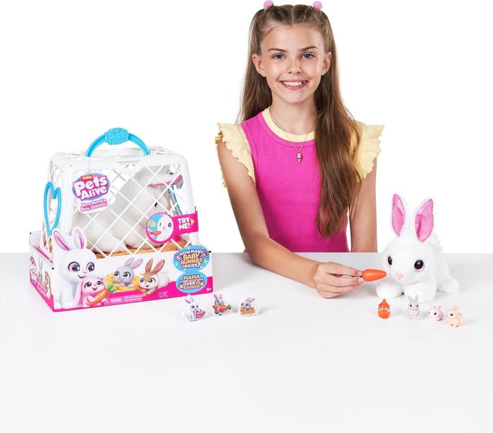 Productafbeelding Zuru Pets Alive Mama Bunny Surprise (20 cm)