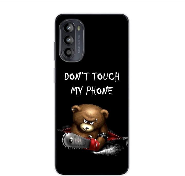 Dont Touch My Phone Bär Schwarz