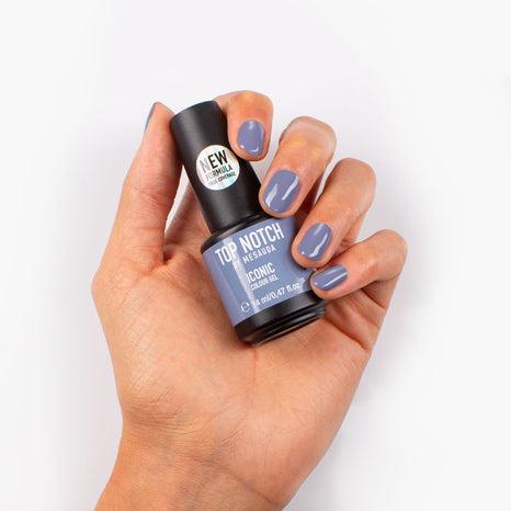 Immagine prodotto Mesauda Top Notch Iconic 265 Hocus Pocus Semi-Permanent Nail Polish 14ml (265 Hocus Pocus, Topcoat)