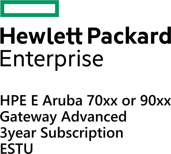 Produktbild HPE E Aruba 70xx or 90xx Gateway Advanced 3yr Subscription E-STU (1 Geräte, 36 Monate)