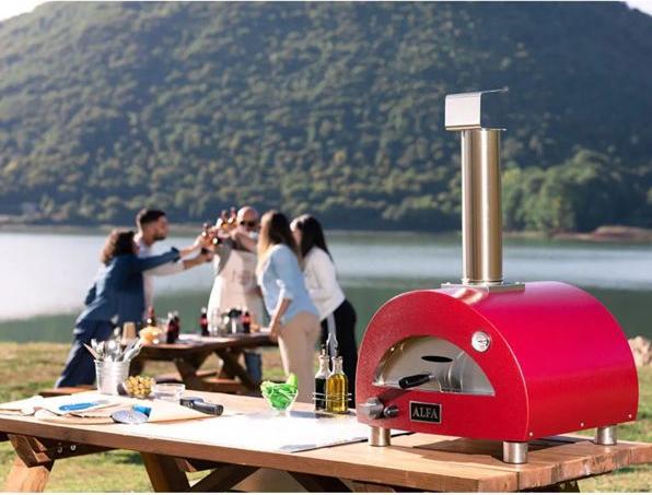 Produktbild Alfa Forni Linea Moderno Portable Pizzaofen Antique Red (Pizzaofen Gas)