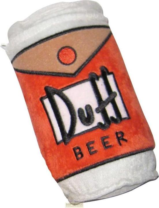 Immagine prodotto United Labels Mini cuscino dei Simpson con ventosa Duff Beer 18 cm (15 cm)