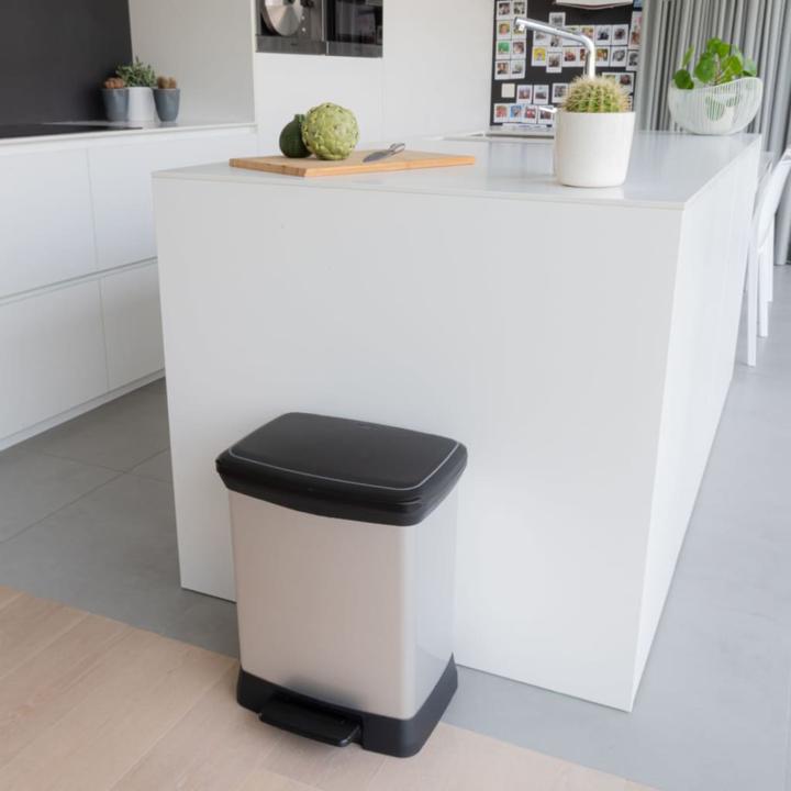 Immagine prodotto Curver Metallic Deco Bin 30L Mülleimer (30 l)