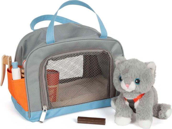 Produktbild small foot Katze mit Tasche und Pflege-Set