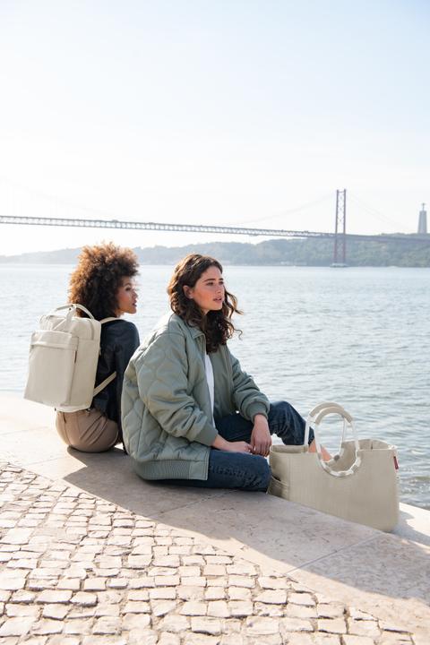 Actual product image reisenthel Shopping basket Loopshopper L Herringbone Sand