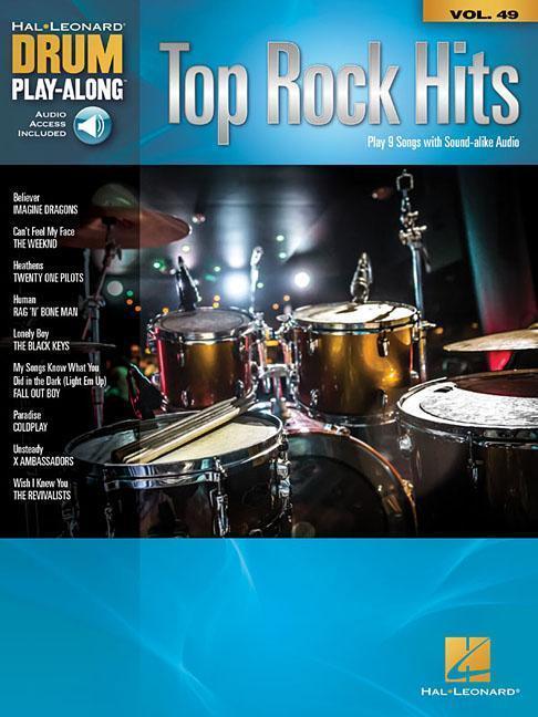 Actual product image Top Rock Hits: Drum Play-Along Volume 49 (English, 2020)