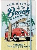 Actual product image Nostalgic-Art Merchandising Notebooks. VW Bulli / Beach / A5 (A5)