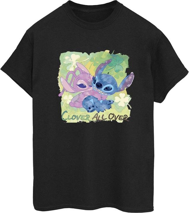 Disney Lilo And Stitch St Patrick's Day Clover TShirt (3XL)