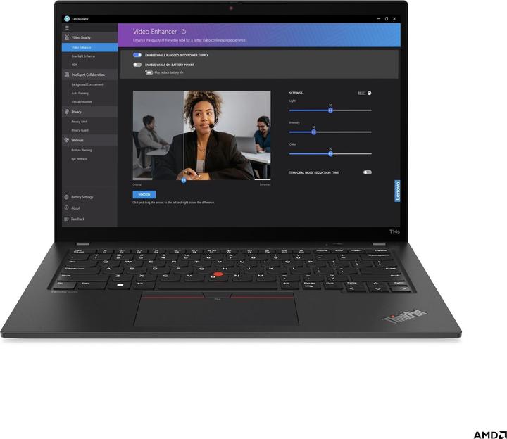 Produktbild Lenovo ThinkPad T14s Gen 4 (14", AMD Ryzen 7 Pro 7840U, 32 GB, 512 GB, CH)