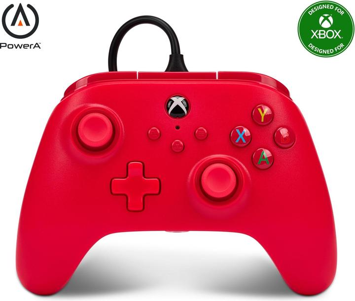 Produktbild PowerA XB Controller Enhanced wired rot (Windows, Xbox Series X)