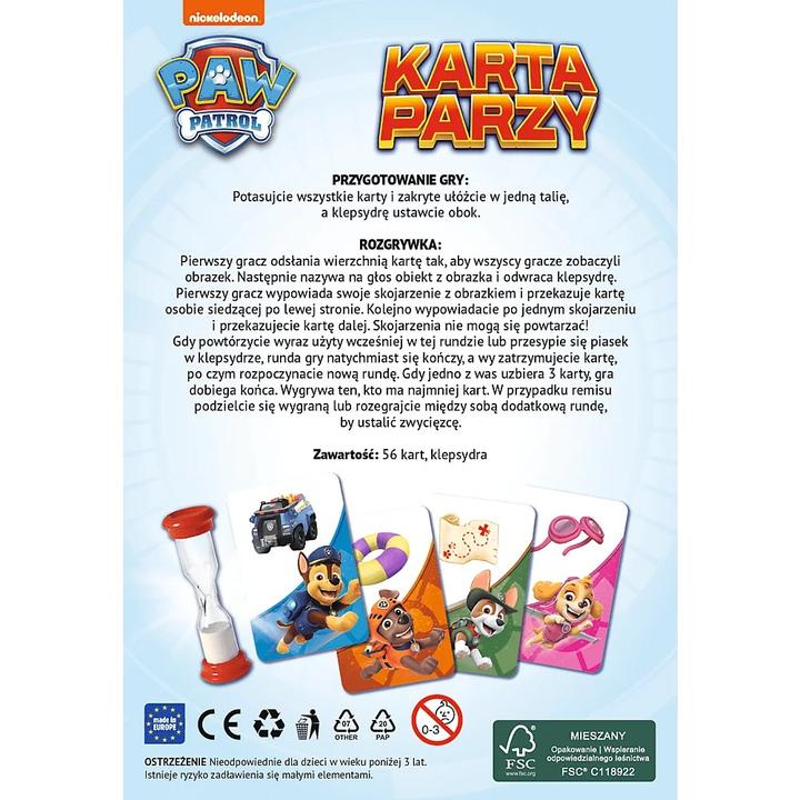 Produktbild Trefl Paw Patrol Steam Karten-Reisespiel