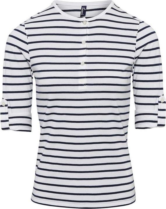 Immagine prodotto Premier Long John Maglietta A Strisce Manica Arrotolata Donna (XL)