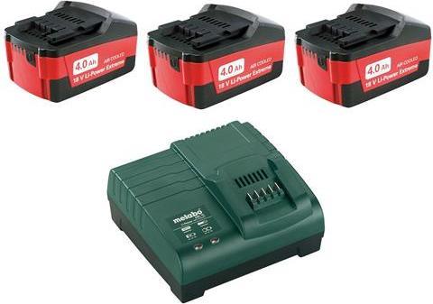 Metabo Basis-Set 3 x 4.0 Ah (18 V)