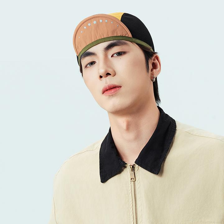Actual product image Rockbros Cycling Cap with Visor, Helmet Cover - Yellow (56, 57, 58, 59, 60, 61)