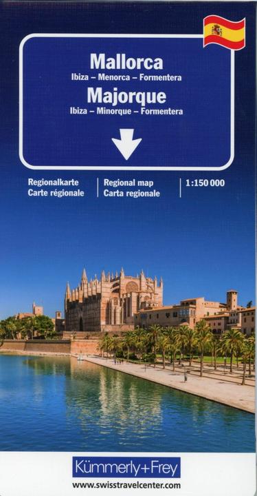 Produktbild Mallorca, Ibiza, Menorca, Formentera Regionalkarte 1:150 000 150000