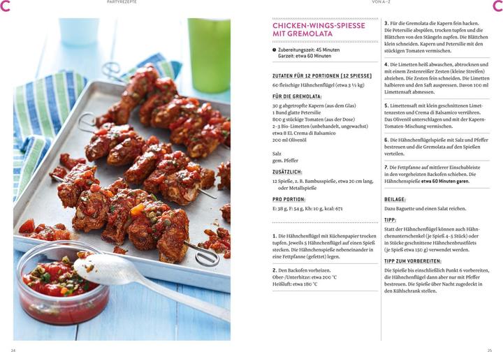 Produktbild Dr. Oetker Partyrezepte von A - Z (Deutsch, DrOetker, 2018)