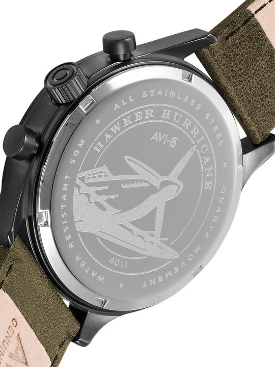Image du produit AVI-8 AV-4011-0E Hawker Hurricane Chronographe 42mm 5ATM (Chronographe, 42 mm)