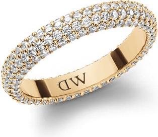 Daniel Wellington Sparkling Gold Plated Pave Crystal Ring