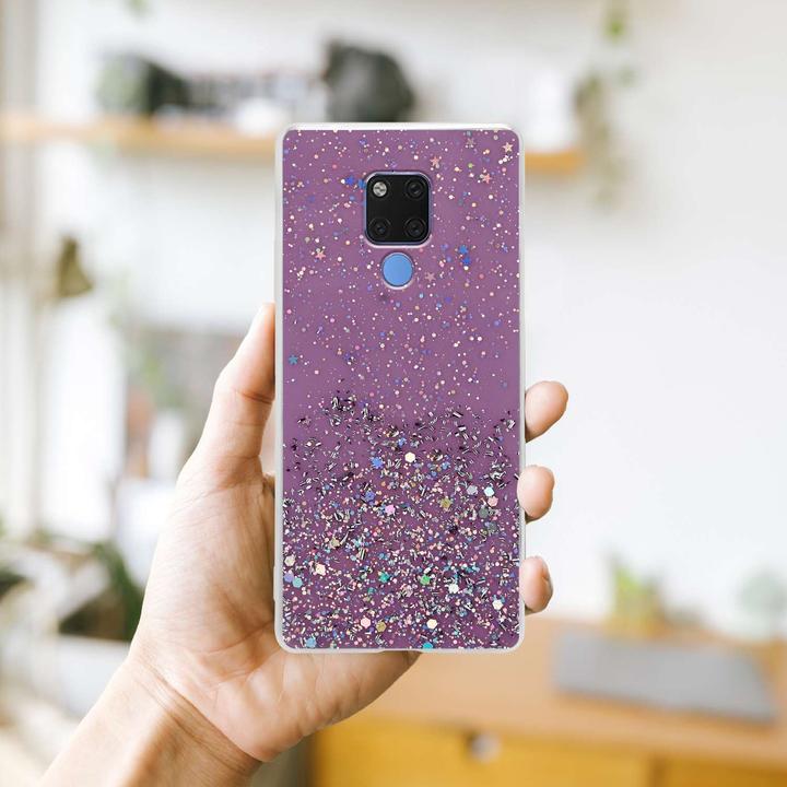 Image du produit Cadorabo Couverture TPU paillettes scintillantes (Mate 20)
