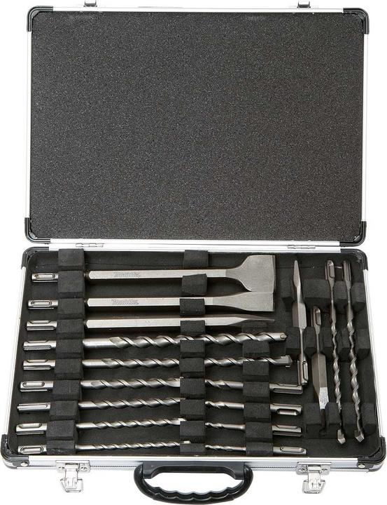 Produktbild Makita Hammerbohrer-Set 17teilig D-42 (12 mm, 14 mm, 5 mm, 6 mm, 8 mm, 10 mm)