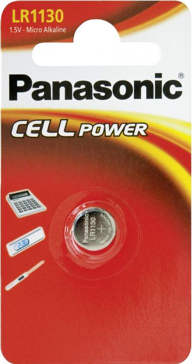 Actual product image Panasonic Micro Alkali LR1130 (1 pcs., AG10, 65 mAh)