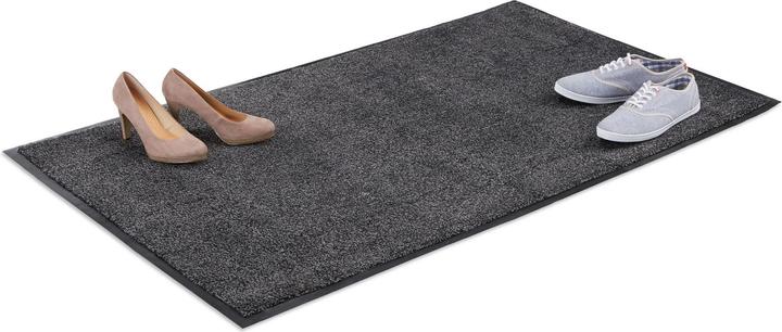 Image du produit Relaxdays Paillasson chiné tapis entrée (60 x 40 x 0.7 cm)
