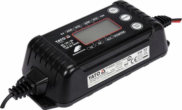 Yato PROSTOWNIK ELEKTRONICZNY 12V/2A/8A/15A (2 A)