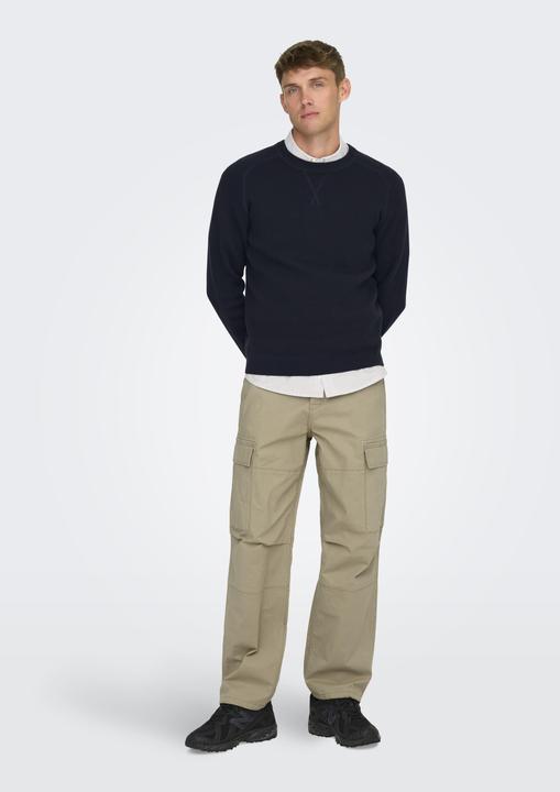 Produktbild Only & Sons Locker geschnitten Mittlere Taille Gummizug Cargohose Hose (W31/L32)