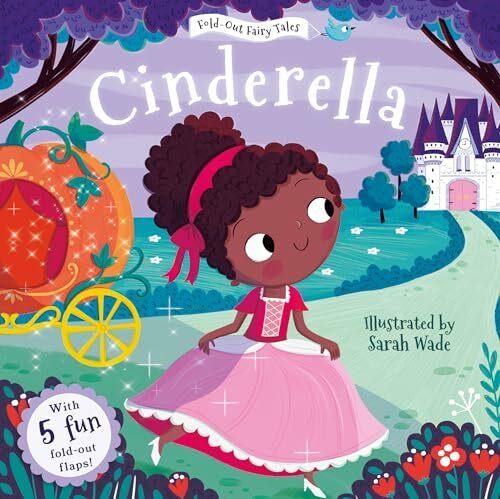 Actual product image Cinderella (Fold-Out Fairy Tales) (English, Sarah Wade, 2024)