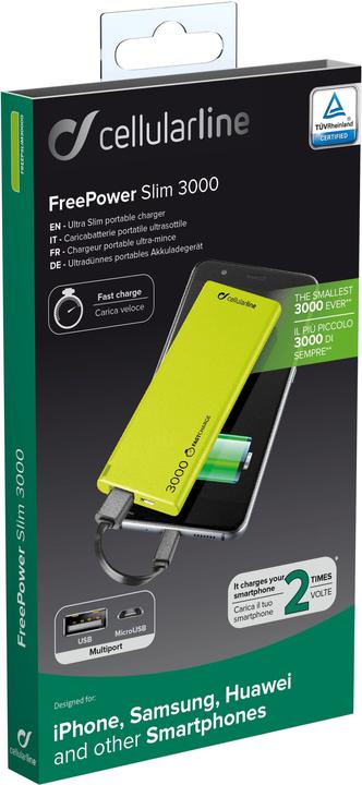 Produktbild Cellularline Freepower (3000 mAh, 10 W, 11.10 Wh)