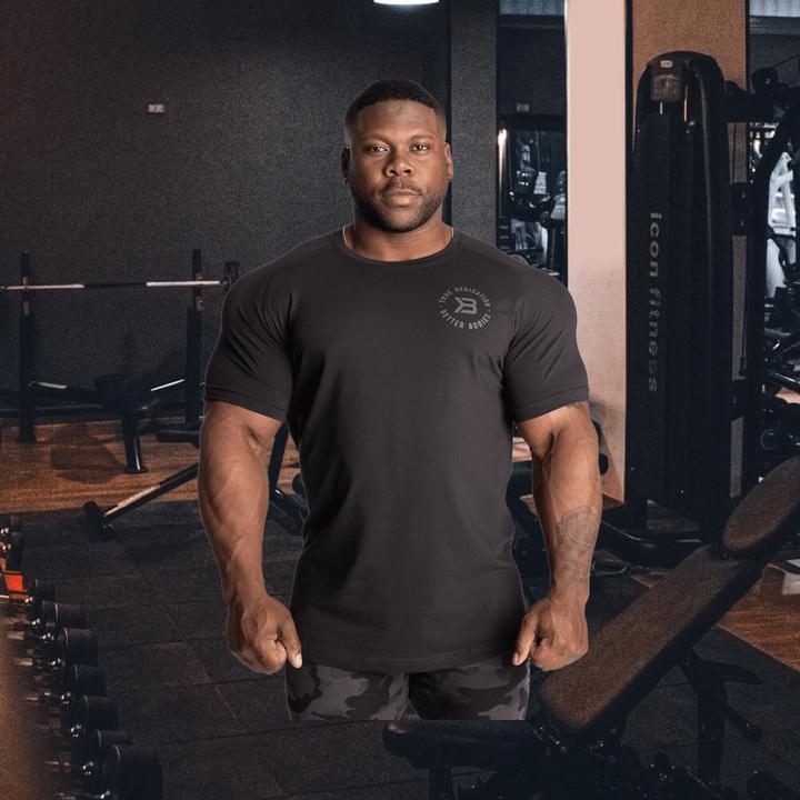 Actual product image Better Bodies Gym Tapered Tee (White) (XL)
