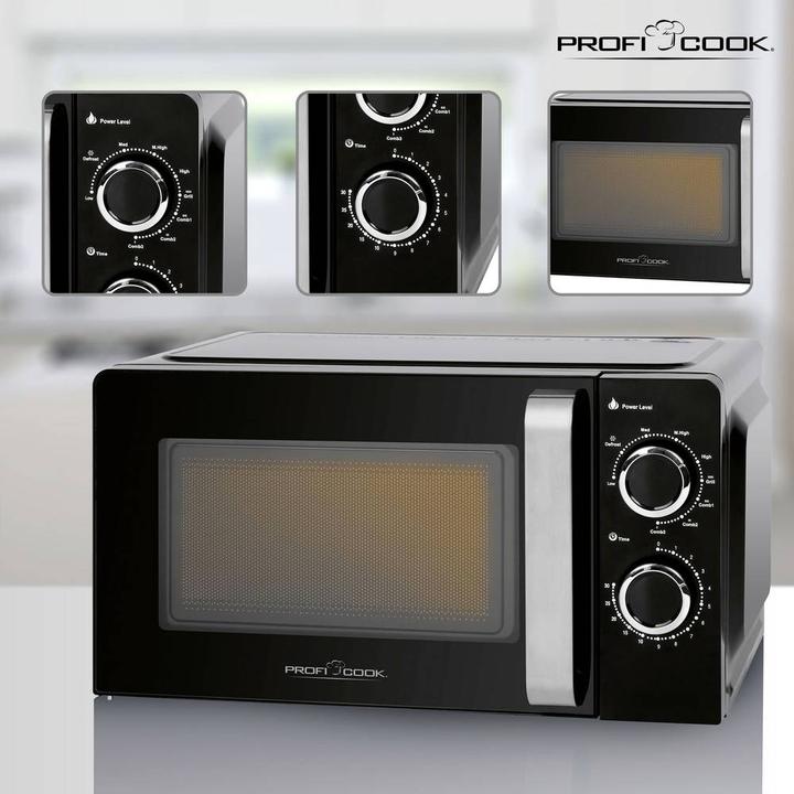 Actual product image Bomann PC-MWG 1208 Arbeitsplatte Grill-Mikrowelle, Edelstahl (17 l)