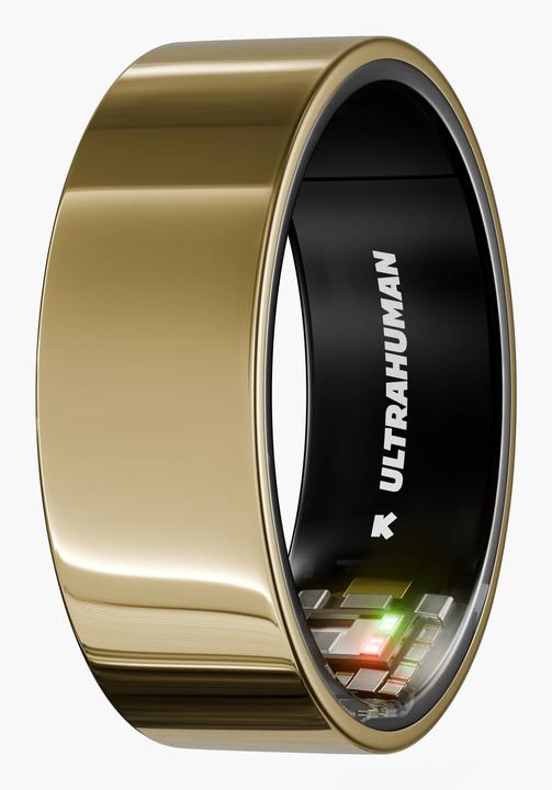 Actual product image Ultrahuman Ring AIR Bionic Gold - Size 8 (8, Bionic Gold)