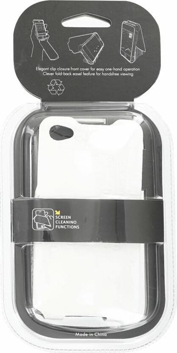 Actual product image Leafon Flip Case for iPhone 4 / 4S white (Apple iPhone 4s, Apple iPhone 4)