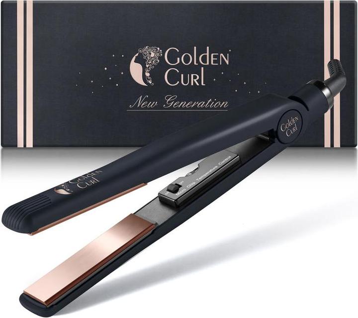 Actual product image Golden Curl GL 829 Straightener, Rose Gold (Straightening iron)