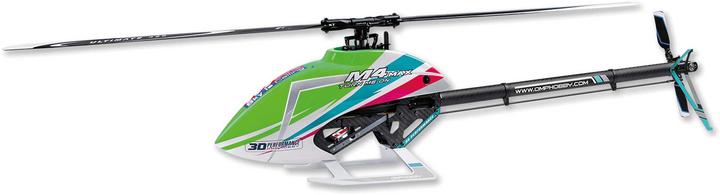 Actual product image OMP Hobby Helicopter M4 Max Combo Green, kit