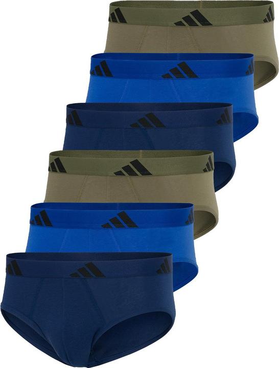 adidas 6er Pack Active Flex Cotton Slip / Unterhose (XL, 6er Pack)