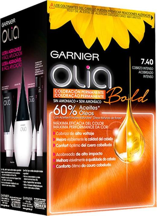 Image du produit Garnier Coloration Olia 7.40 Cuivre intense 60 g (7,40 Cuivre intense)