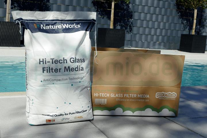 Produktbild Nature Works Hi-Tech Filterglas 10 kg (umverpackt)